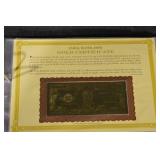 22KT Gold Replicas of Classic U.S. Paper Currency - Darling Mint Display Set