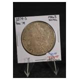 1879-S Morgan Silver Dollar - Mint State 63 Detail