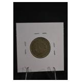 1883 V- Nickel AU 55 Detail