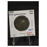 1834 United States Large Cent - One Cent Copper Coin