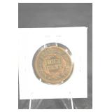 1845 Braided Hair Liberty Head Large Cent - One Cent Copper