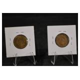 1865 & 1867 Shield Nickels - EF45 Detail, F12 Detail (Lot of 2)