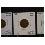 Lincoln Cent Collection - 1909 VDB MS63+ & 1901 Indian Head, 1931-D (2)