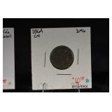 Indian Head Cents-1866,1864,1866,1860,1907