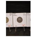 1907 Liberty Head Nickels; 1883 w/CENTS; 1883 No Cents - US Coins Lot