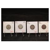 Sheild Nickels- 1868,(3) 1867  (Lot of 4)