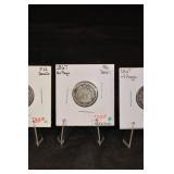 Sheild Nickels- 1868,(3) 1867  (Lot of 4)