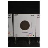 Lot Of 5 V-Nickels- (4)1883, 1884