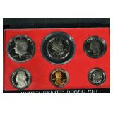 United States Proof Set Collection - 12 Red Display Cases (12 Sets)