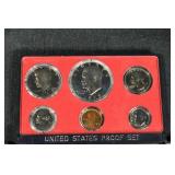 United States Proof Sets - Assorted Years in Red Presentation Cases