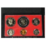 United States Proof Sets - Assorted Years in Red Presentation Cases