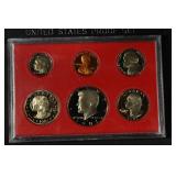 United States Proof Sets - Assorted Years in Red Presentation Cases