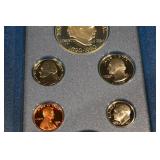 United States Mint 1990 Prestige Set - Eisenhower Centennial Silver Dollar & 6-Coin Proof Set