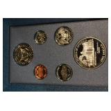 United States Mint 1990 Prestige Set - Eisenhower Centennial Silver Dollar & 6-Coin Proof Set