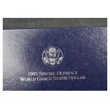 1995 Special Olympics World Games Silver Dollar - Proof Coin with COA