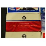 United States Mint Uncirculated Coin Sets - Assorted Years (1987-2006)