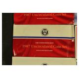 United States Mint Uncirculated Coin Sets - Assorted Years (1987-2006)