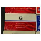 United States Mint Uncirculated Coin Sets - Assorted Years (1987-2006)