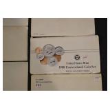 U.S. Mint Uncirculated Coin Sets - Assortment (1972-1990)