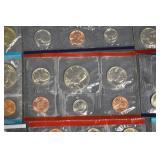 US Coins Collection in 2x2 Flips - Assorted Pennies, Nickels, Dimes & Quarters Lot Of 22