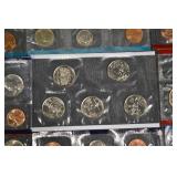 US Coins Collection in 2x2 Flips - Assorted Pennies, Nickels, Dimes & Quarters Lot Of 22