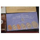 United States Mint Uncirculated Coin Sets - Multi-Year Lot (1984-1991) Lot Of 10