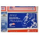 United States Mint Uncirculated Coin Set - Philadelphia & Denver (Assorted Years 2001-2005) Lot Of 13