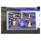 United States Mint Proof Sets & State Quarters (2000-2005) & 2008 Presidential $1