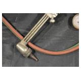 Smith Welding Regulator Set with Dual Gauges & Color-Coded Hoses