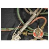Smith Welding Regulator Set with Dual Gauges & Color-Coded Hoses
