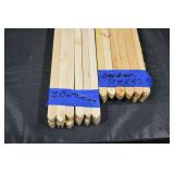 Garden Stakes 24-inch & 18-inch (12 Each) - Wooden Plant Support Stakes