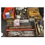 Assorted Hand Tools & Power Tools - Wrenches, Sockets, Drills & Accessories