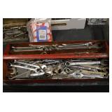 Assorted Hand Tools & Power Tools - Wrenches, Sockets, Drills & Accessories