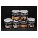 Ready Hour Emergency Food Storage - 6-Can Set: Breakfast Muffins & Orange Energy Drink Mix