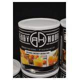 Ready Hour Emergency Food Storage - 6-Can Set: Breakfast Muffins & Orange Energy Drink Mix