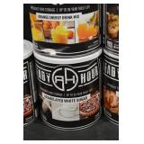 Ready Hour Emergency Food Storage - 6-Can Set: Breakfast Muffins & Orange Energy Drink Mix