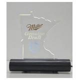 Working MGD Miller Genuine Draft Lighted MINNESOTA Beer Sign