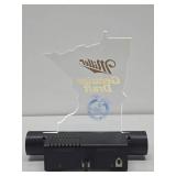 Working MGD Miller Genuine Draft Lighted MINNESOTA Beer Sign