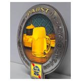 Working Vintage PABST PBR Lighted Oval Beer Sign