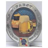 Working Vintage PABST PBR Lighted Oval Beer Sign