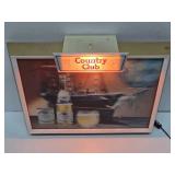 Working Vintage COUNTRY CLUB Malt Liquor Lighted Beer Sign #2