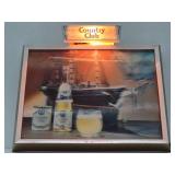 Working Vintage COUNTRY CLUB Malt Liquor Lighted Beer Sign #2