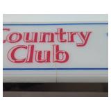 Working Vintage COUNTRY CLUB Malt Liquor Lighted Beer Sign #2
