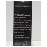 Brand New WINHL Ceramic Fan Heater