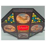 Great Looking Vintage SCHMIDT Beer Wildlife Lighted Beer Advertising Sign
