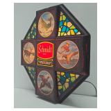 Great Looking Vintage SCHMIDT Beer Wildlife Lighted Beer Advertising Sign