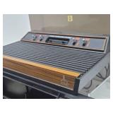 ATARI 2600 Video Game System w/Games & Storage Cabinet