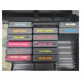 ATARI 2600 Video Game System w/Games & Storage Cabinet