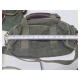 Great Lot of 3 Vintage Canvas & Leather DULUTH PACK Bags / Satchels