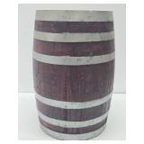 Antique Smaller Size Iron Strapped Liquor or Beer Keg